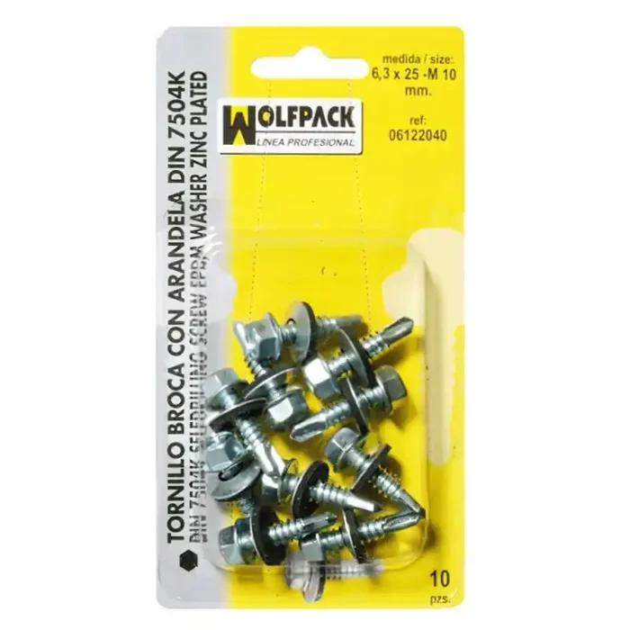 Tornillo Broca 5,5×25-8 mm. (10 Piezas)