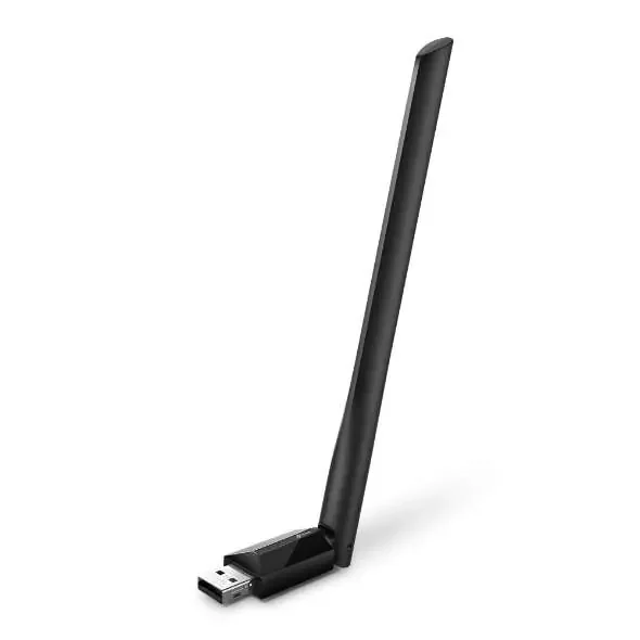 TP-LINK Archer T2U Plus AC600 Adaptador USB Inalambrico de Alta Ganancia Doble Banda – Wi-Fi Alta velocidad – Doble Banda Inalambrica – Antena Alta Ganancia Gira 180º – Soporta los Ultimos Sistemas