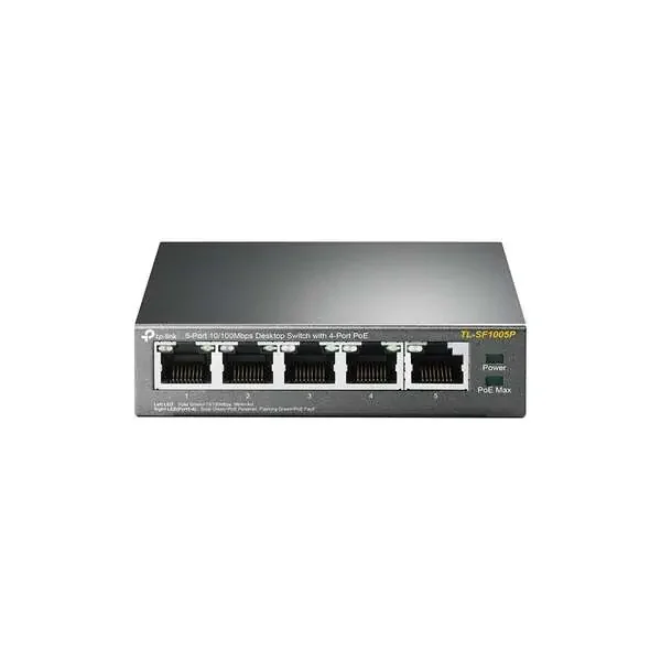 TP-Link Switch de Sobremesa – 5 Puertos a 10/100 Mbps PoE