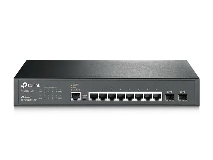 TP-Link Switch Gestionable Gigabit L2 JetStream – 8 Puertos con 2 Ranuras SFP