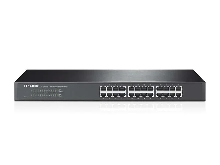 TP-Link Switch para Bastidor – 24 Puertos a 10/100 Mbps – Tecnologia Verde