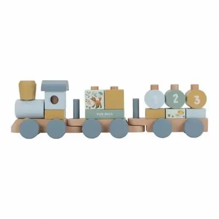 Tren de madera FOREST FRIENDS FSC- Little Dutch