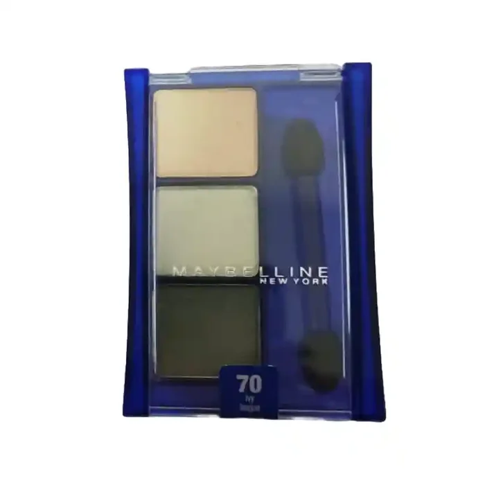 Trio sombra de ojos Maybelline Classic Look Expert Wear Trio color 70 Ivy League incluye brocha 3,6g
