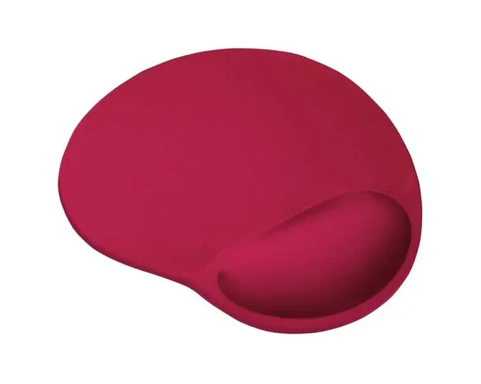 Trust BigFoot Alfombrilla Raton Ergonomica – Reposamuñecas de Gel – 23.6 x 20.5 cm – Color Rojo