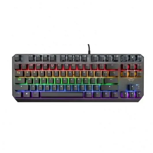 Trust Gaming GXT 834 Callaz TKL Teclado Mecanico USB – Teclas Red – Antighosting – Iluminacion RGB – Cable de 1.80m