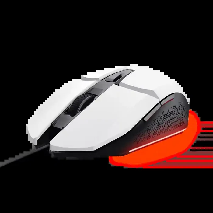 Trust Raton Gaming Iluminado Felox – Velocidad Ajustable 200-6400 PPP – 3 Configuraciones LED Multicolor – 6 Botones Programables