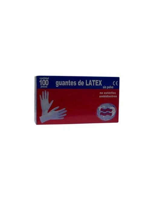 U.QUI GUANTE DE LÁTEX DESECHABLE.LÁTEX NATURAL 100%. SIN POLVO. TALLA G- – Z10960