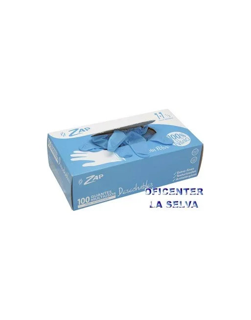 U.QUI GUANTE DE LÁTEX DESECHABLE LÁTEX NATURAL 100%. SIN POLVO. TALLA L –
