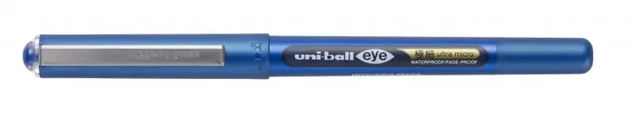 Uni-ball Eye Ultra Micro UB-150-38 Boligrafo de Tinta Liquida – Punta de Bola 0.38mm – Tinta Resistente al Agua y Luz – Sistema de Control de Tinta – Color Azul (12 uds)