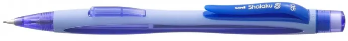 Uni-ball Shalaku S Portaminas M5-228 – Ancho de Trazo 0.5mm – 2 Minas HB Incluidas – Goma de Borrar Integrada – Color Azul (12 uds)
