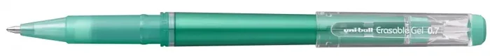 Uni-ball UF-222 Roller de Gel Borrable – Punta de Bola 0.7mm – Tinta Termosensible – Doble Goma de Borrado – Color Verde (12 uds)