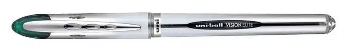 Uni-ball Vision Elite UB-200 Rollerball de Tinta Liquida – Punta de Bola 0.8mm – Sistema Antifugas para Viajes – Color Verde (12 uds)