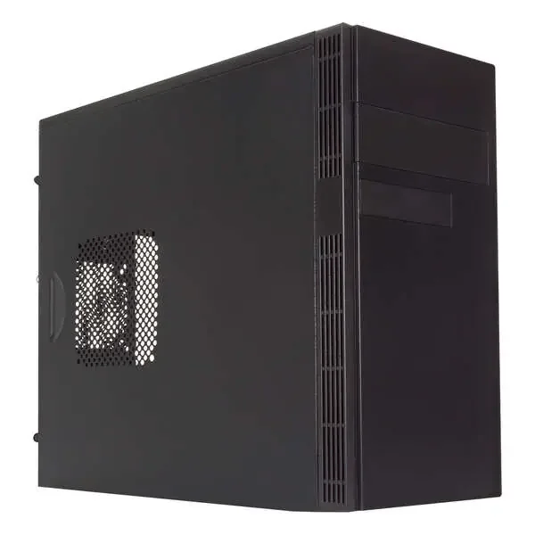 Unykach Grey Rain Caja MicroATX EVO – Fuente de Alimentacion 500W Incluida – Tamaño Disco Soportado 3.5″, 2.5″ – USB-A 2.0/3.2 y Audio