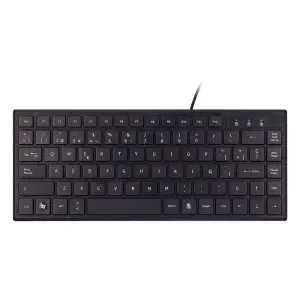UNYKACH KB302 MINI TECLADO USB CON 83 TECLAS – ULTRAPLANO – COLOR NEGRO