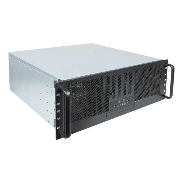 Unykach UK4329 Caja Rack 4U 19″ – Tamaños de Disco Soportados 3.5″, 2.5″ – Bahia ODD – Filtro Antipolvo – USB-A 3.2, USB-C – Color Negro