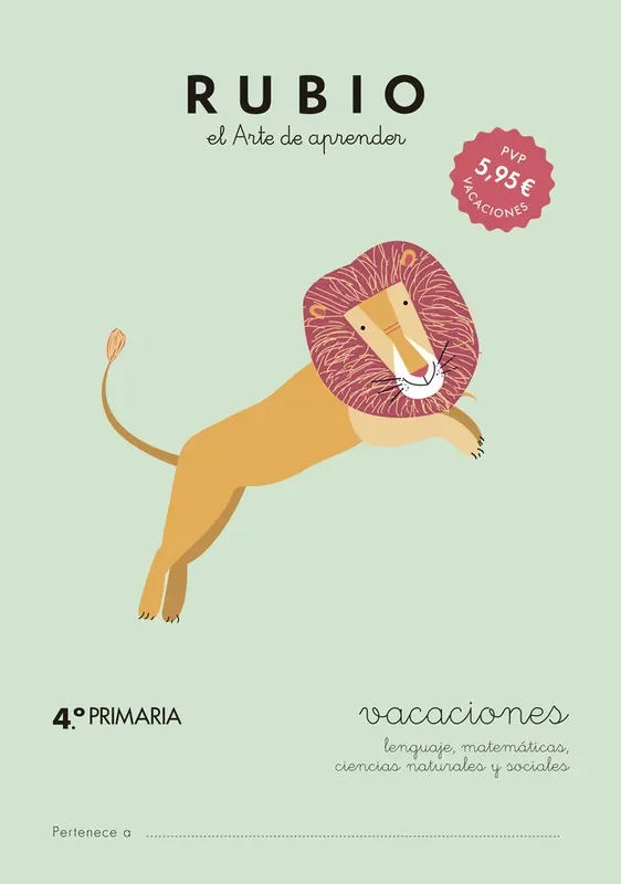 Vacaciones RUBIO (4.º de Primaria)