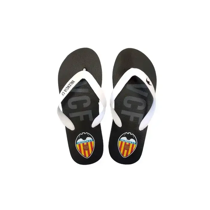 Valencia Club de Fútbol chanclas negras blancas 33 a 46 – Producto oficial
