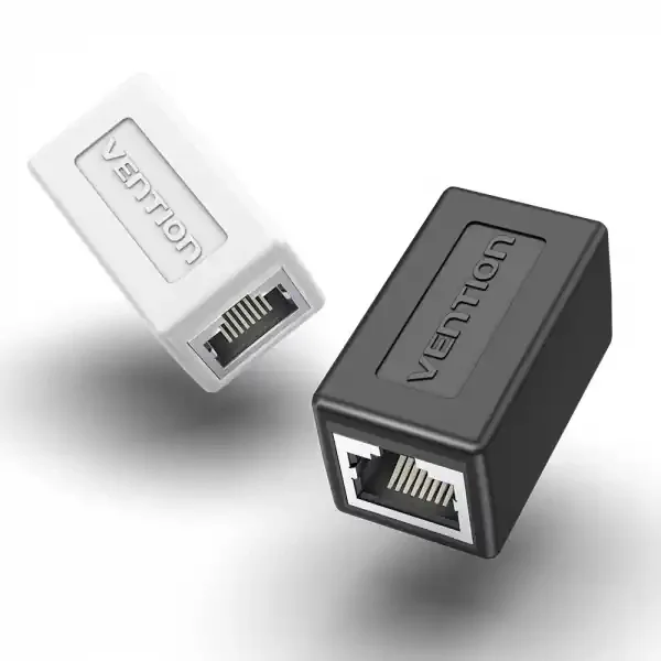 Vention Adaptador Conector RJ45 Cat.6 FTP Hembra a Hembra – Color Negro