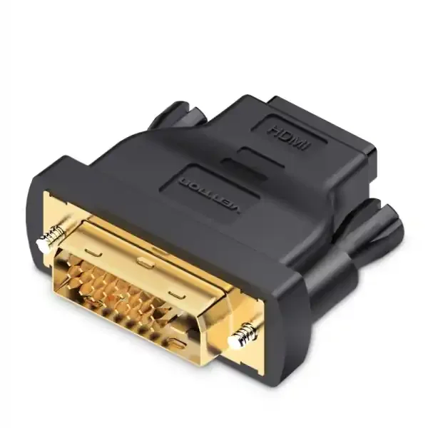 Vention Adaptador DVI Macho a HDMI Hembra – Color Negro