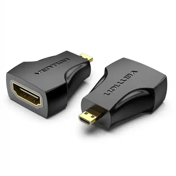 Vention Adaptador Micro HDMI Macho a HDMI Hembra – Color Negro