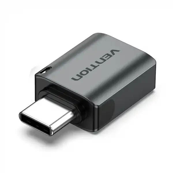 Vention Adaptador USB-C Macho a USB 3.0 Hembra – Color Gris