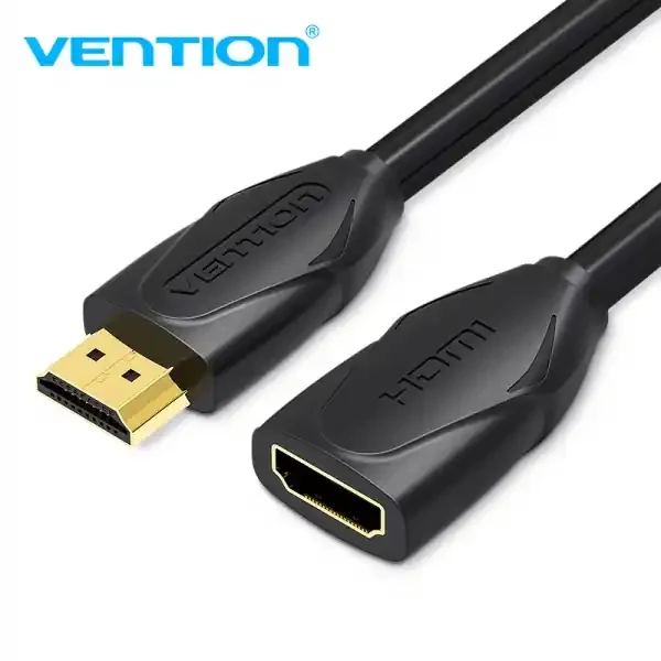 Vention Cable Alargador HDMI Macho a HDMI Hembra – 5m – Color Negro