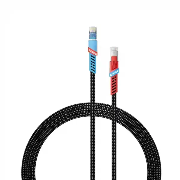 Vention Cable de Red SFTP Cat.8 Gaming – 1m – Color Negro