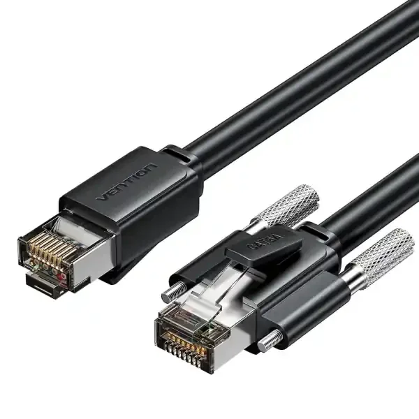 Vention Cable de Red SFTP RJ45 Cat.6 – 5m – Industrial – Ultraflexible – Color Negro