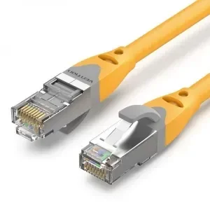 VENTION CABLE DE RED SFTP RJ45 CAT.6A – 8M – COLOR AMARILLO