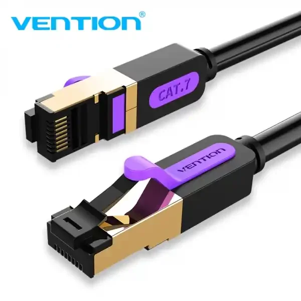Vention Cable de Red SFTP RJ45 Cat.7 – 1m – Color Negro