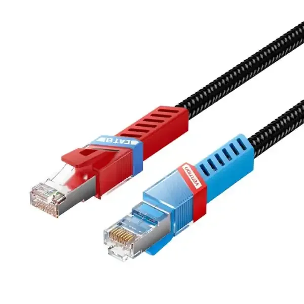 Vention Cable de Red SFTP RJ45 Cat.8 – 0.5m – Gaming – Color Negro