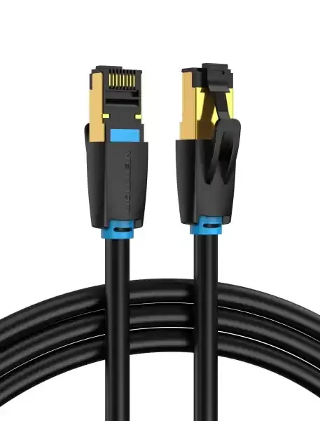 Vention Cable de Red SFTP RJ45 Cat.8 – 1.5m – Color Negro