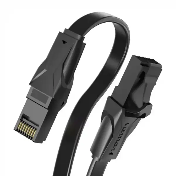 Vention Cable de Red UTP RJ45 Cat6 Plano – 5m – Color Negro
