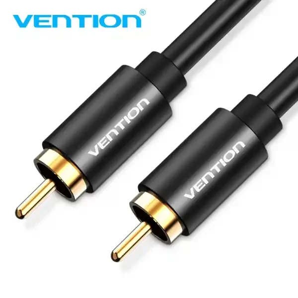 Vention Cable Estereo RCA Macho a RCA Macho – 1m – Color Negro