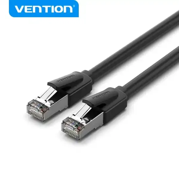 Vention Cable Ethernet Cat8 – 40000Mbps – 2000MHz – UTP – PVC – 26AWG – Color Negro