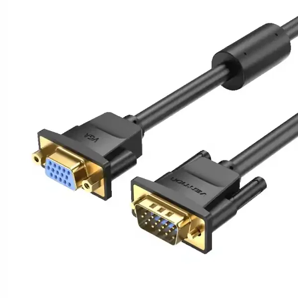 Vention Cable Extension VGA Macho a Hembra – 2m – Color Negro