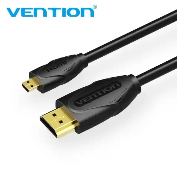 Vention Cable HDMI 1.4 Macho a Micro HDMI Macho – 1.5m – Color Negro