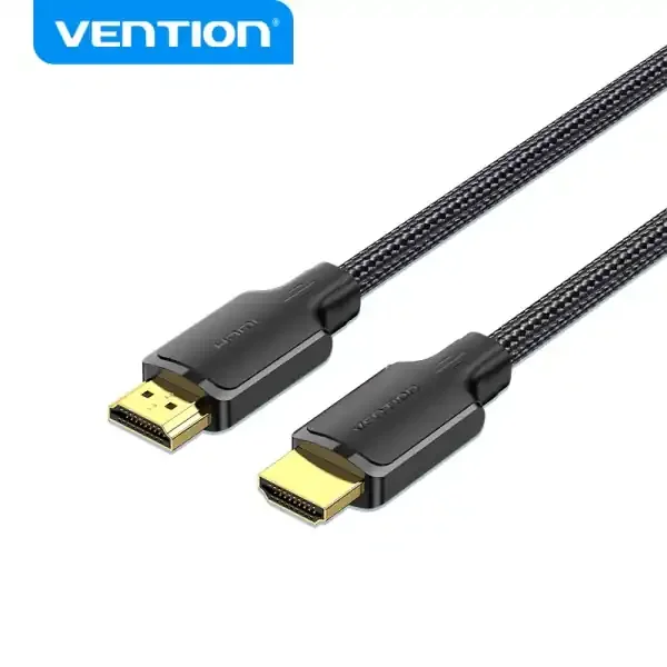 Vention Cable HDMI 2.0 4K – Resolucion 4K a 60Hz – Soporte 3D – Sincronizacion Audio/Video – Conectividad Universal – Color Negro