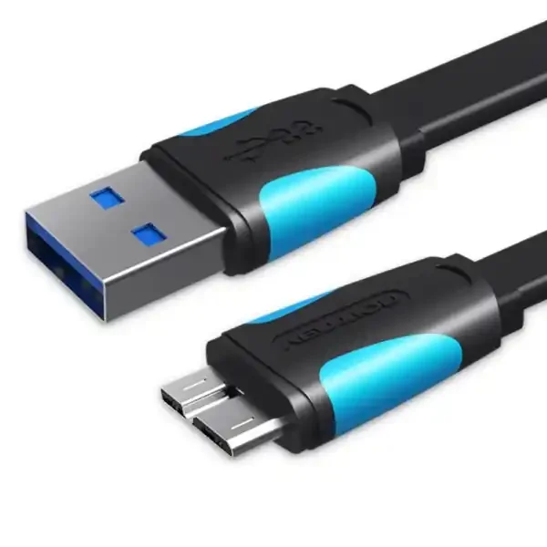 Vention Cable USB 3.0 Macho a MicroUSB Macho – 1.5m – Color Negro