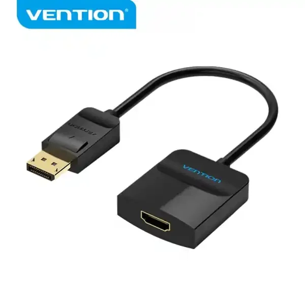 Vention Conversor Displayport Macho a HDMI Hembra – 0.15m – Color Negro