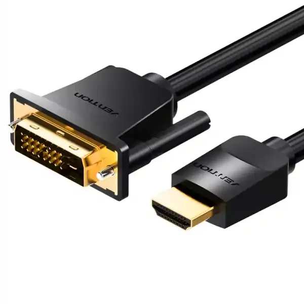 Vention Conversor DVI Macho a HDMI Macho – 3m – Color Negro