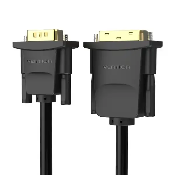 Vention Conversor DVI Macho a VGA Macho – 1m – Color Negro