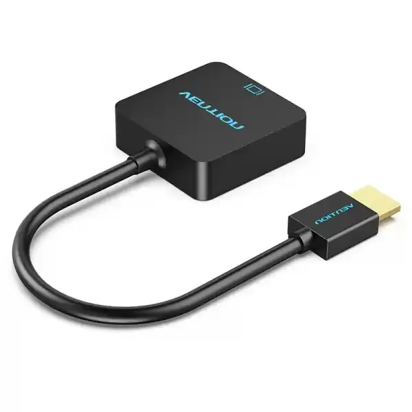 Vention Conversor HDMI Macho a VGA Hembra – 0.15m – Color Negro