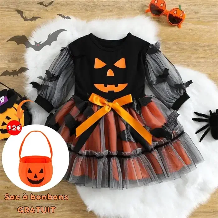 Vestido espeluznante de Halloween para bebé