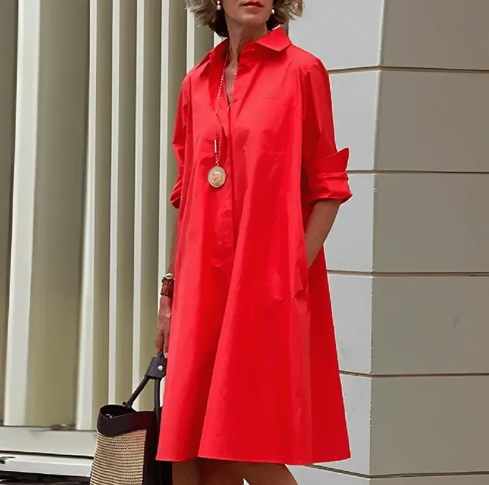 Vestido polo elegante y cómodo para salidas