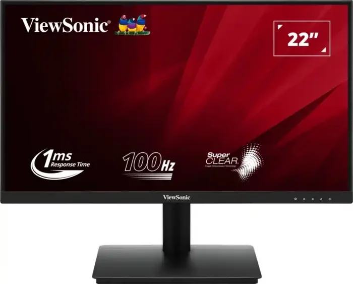 Viewsonic Monitor 21,5″ VA220-H LED FullHD – 100Hz – Respuesta 1ms – Angulo de Vision 178º – 16 9 – MVA Panel -VGA – HDMI – VESA 75×75 – Color Negro