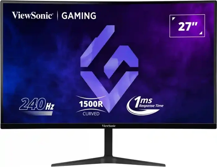 Viewsonic Monitor 27″ VX2719-PC-MHD FullHD – 240hz – Respuesta 1ms – Curve Monitor – 16 9 – Adaptive Sync – 2 HDMI – DisplayPort – Altavoces – Color Negro