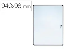 Vitrina De Anuncios Bioffice Fondo Magnetico Extraplana De Interior 940×981 Mm Vt660109150