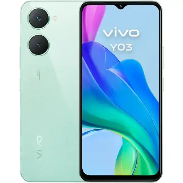Vivo Y03 Smartphone Pantalla 6.56″ – 4GB – 128GB – Camara 13Mp – Bateria 5000mAh – Admite Carga de 15W – Color Verde
