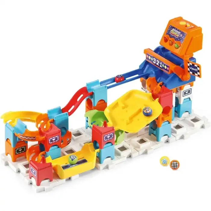 VTech Circuito de canicas Interactivo Marble Rush Racing Track Set, edad +4 años